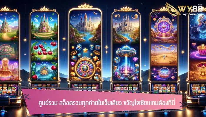 ศูนย์รวม สล็อตรวมทุกค่ายในเว็บเดียว ขวัญใจเซียนเกมต้องที่นี่